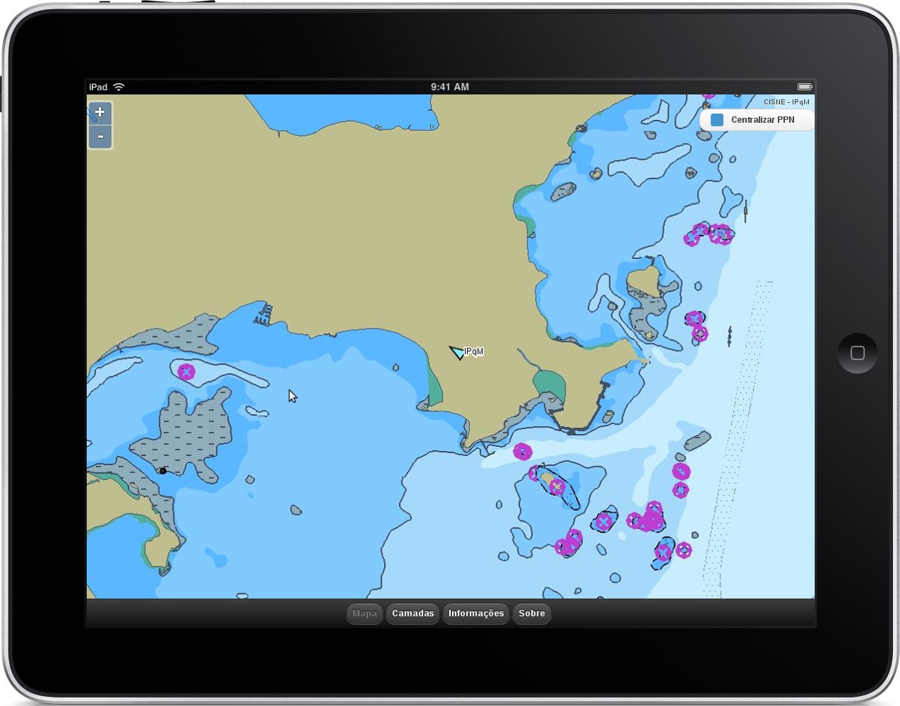 Interface web de apoio ao sistema de navegação utilizado pela Marinha do Brasil